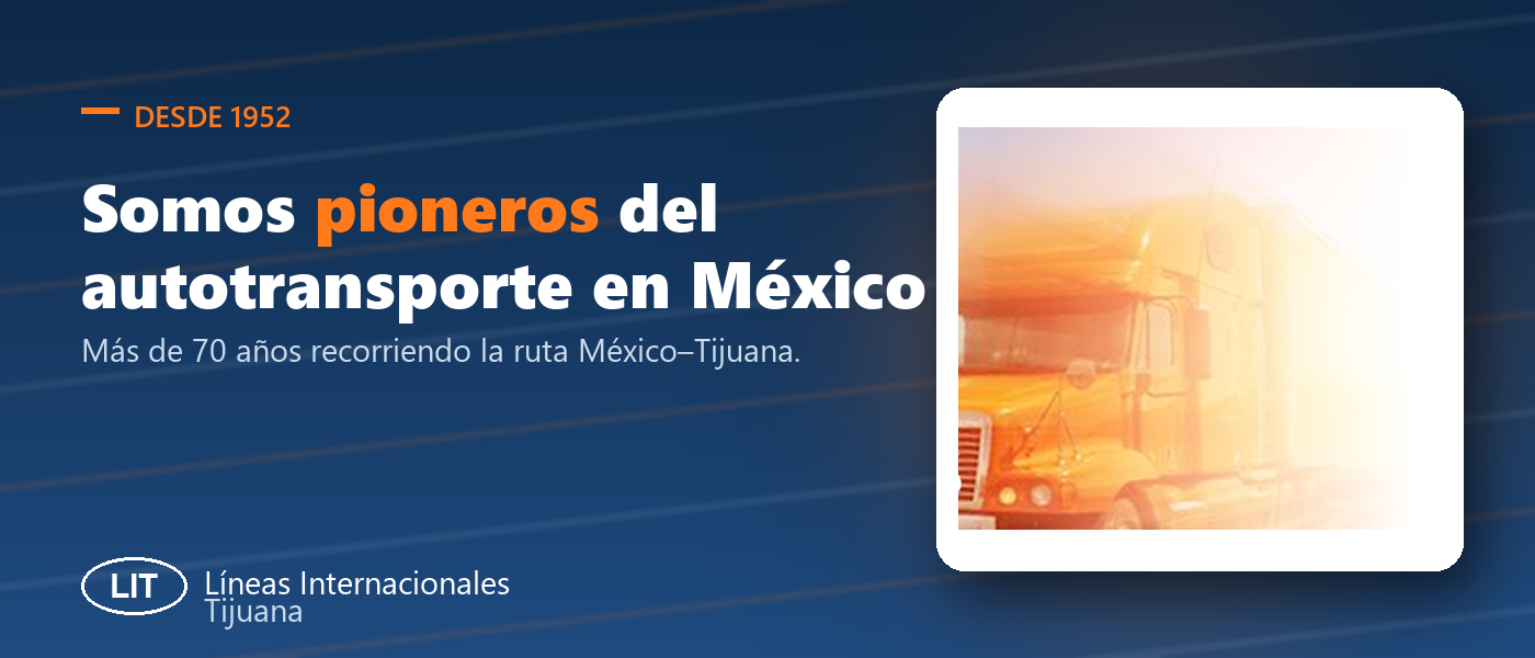 Somos pioneros del autotransporte en México — desde 1952